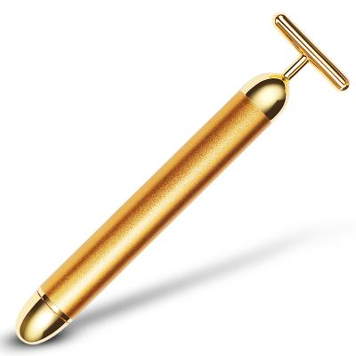 China Factory Sale Modern Vibration 24K Gold Beauty Unique Wireless Electric Bar for sale