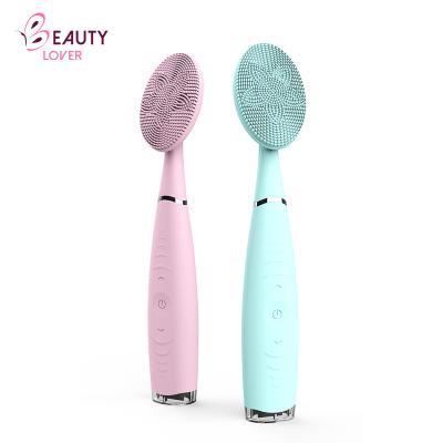 China High Quality Cheap PC Blue Pink Battery ABS DEEP CLEANING Hand Held Cleaning Brush for sale