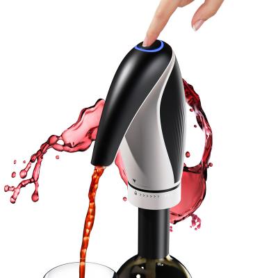 China Elestic Portable One Touch Wine Aerator Pourer Smart Automatic Electric Wine Decanter Oxidizer Dispenser Pump for Red and White Wine for sale