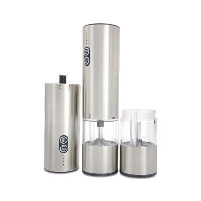 China 2022 Viable New Pepper Grinder Stainless Gravity Automatic Mill Manual With Electric Salt Pepper Grinder for sale