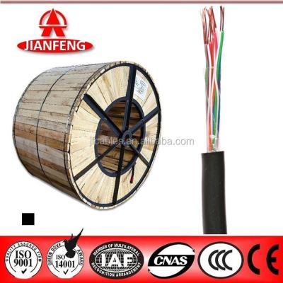 China 10 pairs to 1800 pairs of telephone cable 0.40mm bare copper conductor, drum packing intercom for sale