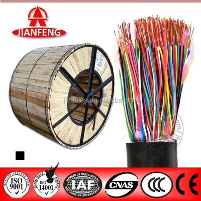 China 50 Pairs Copper Cable Jelly Filled 0.50mm Conductor Telephone Bare Copper Cable Telephone Cable for sale