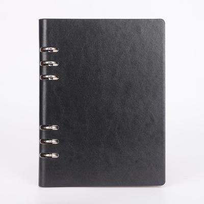 China Promotion/Custom Gift Tade Insurance Business Meeting Disc Leather Loose-leaf Notebook Logo Student Gift Notebook/Notepad/Organizer/Planner for sale