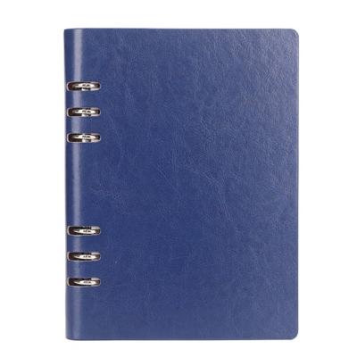 China Promotion/gift custom 2021 new fashion student notebook business meeting disc leather loose-leaf notebook/notepad/organizer/planner for sale