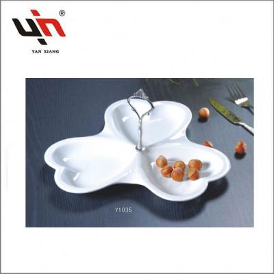 China Y1035 Sustainable Warm White Wooden Tableware Set for sale