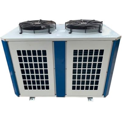 China Hotels Best Sales 2-15hp Box Type Compressor Condensing Unit For Meat / Fruit / Fish Cold Room for sale