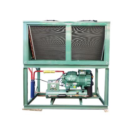 China Refrigeration Parts V Type Air Cooled Condensing Condenser Unit Evaporator For Cold Storage for sale