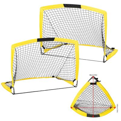 China Used for Indoor Outdoor Game Soccer Goal Mini Gate Net Portable Steel Folding Soccer Football Steel Training Goal or Other Sports for sale