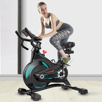 China Universal Home Spinning Bike Workout Sports Cycling Gym Equipment Cycles Fitness Weight Adjustable Exercise Spinning Bike With Flywheel for sale