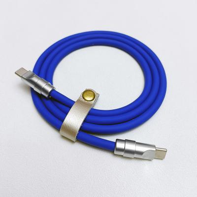 China Mobile Phone Multifunctional USB 3.2 100 pure copper shell liquid silicone fast charging data cable for Android Apple iPadProMacbook for sale