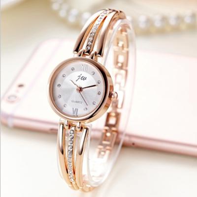 China Luxury Wristwatches Relojes Mujer de Diamond Timepiece Ladies Gift Student Clock Quartz Gold Pearl Strap Jw Fashion Waterproof Women Brand for sale