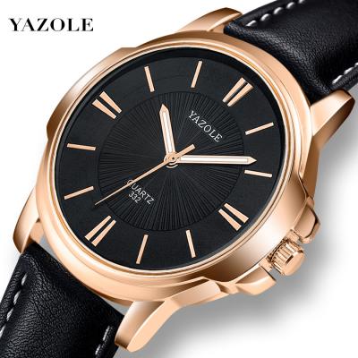 China Waterproof Quartz-Watch 2020 Famous Business Luxury Clock Wristwatch Yazole Quartz Watch Male Top Brand Men Relogio Masculino for sale