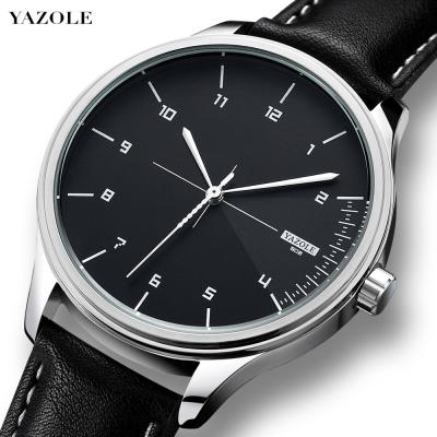 China YAZOLE Waterproof Mens Watch Top Brand Luxury Men Fashion Simple Waterproof Watch For Men Sports Watches Casual Leather for sale