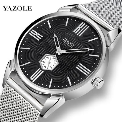 China Top Brand Yazole Luxury Independents Waterproof Small Second Hand Designer Wristwatches Men Fashion Business Men Watch for sale