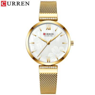 China Mujer de Reloj female clock of the quartz strap of Mesh Ladies Watches Luxury Brand CURREN wristwatch gold wristwatch water resistant simple elegant watch women for sale