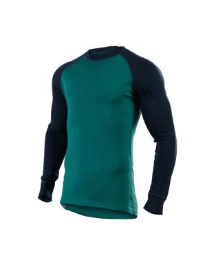 China Wholesale High Quality Breathable Custom Merino Wool Eco-Friendly Men Long Sleeve Sportswear For Running for sale