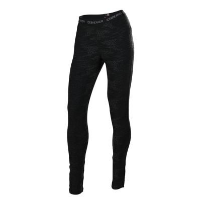 China Temperature regulation; Anti-odor Factory Supply Bargain Price 100% Merino Wool High Waisted Yoga Leggings for sale