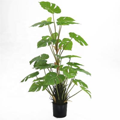 China Art Decor 3ft Tall Artificial Monstera Plant Tree For Home Decor for sale