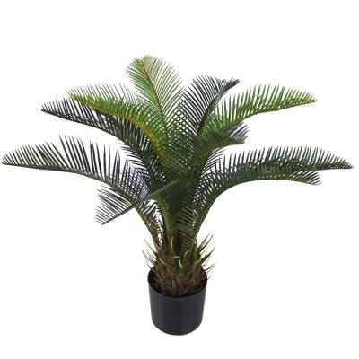 China Wholesale Artificial Mini Cycad Tree Art Decor 50cm Tall Plastic Revoluta Tree for sale