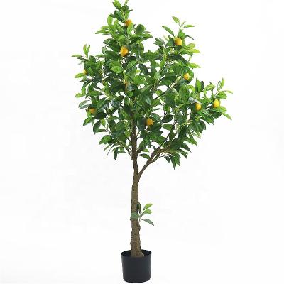 China Art Decor 5ft Tall Artificial Lemon Trees Artificial Lemon Plants for sale