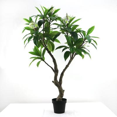 China Art Decor 5ft tall artificial frangipani tree artificial plumeria tree for home decoration for sale