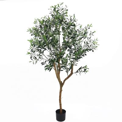 China Art Decor 6ft Artificial Olive Tree High UV Resistance For Outdoor Decoation for sale