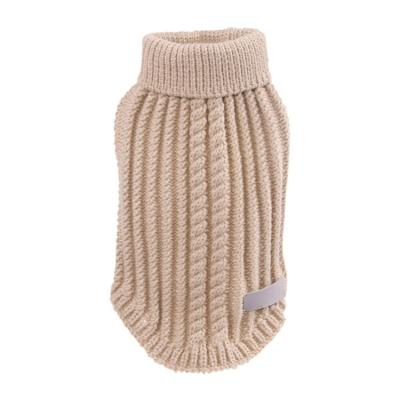 China High Quality Viable Hand Knit Crochet Plush Puppy Pet Cloth Overall Lovely Winter Warm Jumper Dogs Sweater for sale