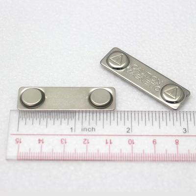 China Industrial Plastic Lapel Pin Name Badge Magnet Shopping Magnet n42 10x5 for sale