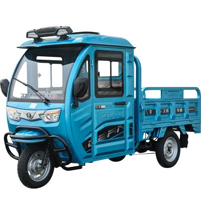 China 2022 best cargo safety and popular included electric tricycle with steering wheel for sale