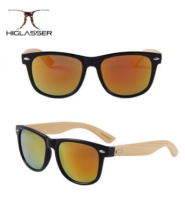 China Classic Fashion Sunglasses HG1027 Vintage Style Wooden Frame Designer Sunglass for sale