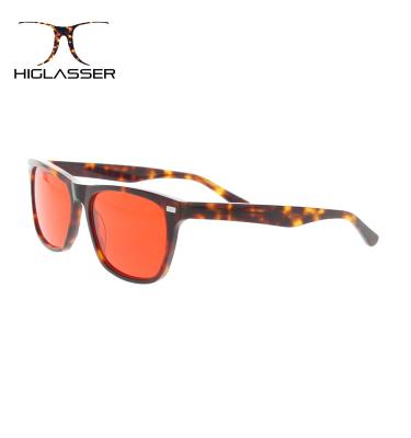 China High Quality HG389 Wear Acetate Blue And Green Blocking Lenses for sale