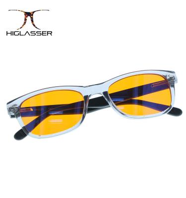 China HG209 Thin Acetate Transparent Blue Light Blocking Glasses for sale