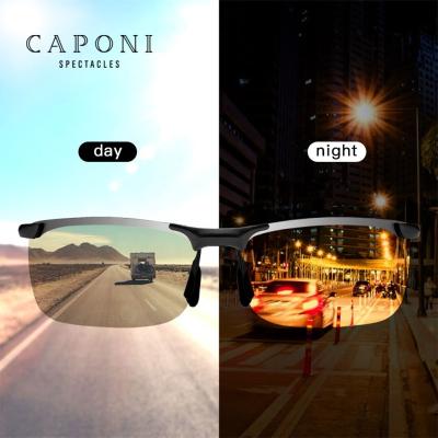 China Photochormic Sunglasses Photochromic Night Driving Glasses UV400 Polarized Night Vision Sunglasses For Men Driving Glasses for sale