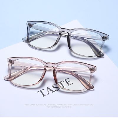 China For Reading Glasses 2022 Fashion Glasses Around Optical Frames Frames Computer Light Blue Black Wholesale Anti Glass for sale