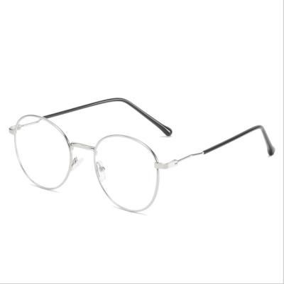 China 2021 Retro Blue Light Glasses Anti Glasses& UV400 Round Blue Light Photochromic Lenses For Computer Reading for sale