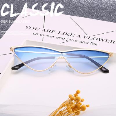 China Fashion Manufacturers Ladies Custom Triangle Designer Fashion Sunglasses Brand Classic Retro Sunglasses for sale