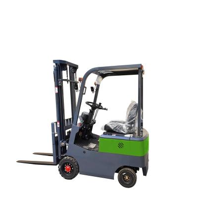 China Small Size Narrow Wheels 4 Wheels Hotels Low Cost Aisle 3 Mini Electric Forklift Price for sale