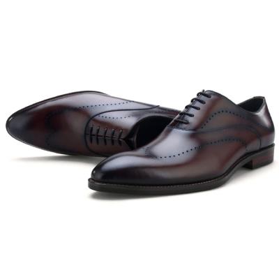 China New Design Hot Sale Design Handmade Stylish Shoe Leather Men Formal Shoes Business Shoes Anti-odor New for sale