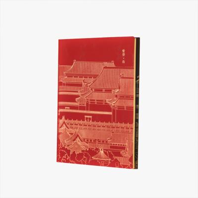 China Stationary palace museum high quality China manufacturer hardcover book diary creative double-sided notebook for sale