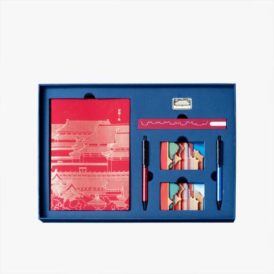 China Normal hot sale day and night theme stationery gift set of palace museum stationary for sale