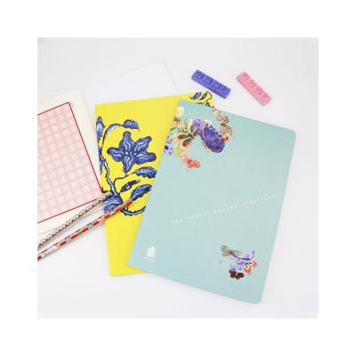 China Cheap Recyclable Hardcover Exercise Book B5 Notebook With Ceramic Patterns for sale