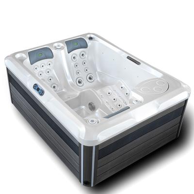 China Modern Acrylic Outdoor Best Person Massage Hot Tub Outdoor Spa for sale