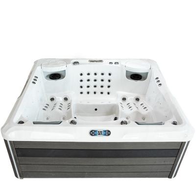 China Modern 2022 newest style acrylic outdoor hot spa tub massage bathtub for sale