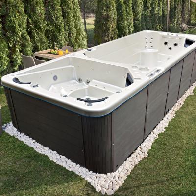 China Industrial wholesale balboa acrylic system outdoor massage bath pool whirlpools swim spa for sale