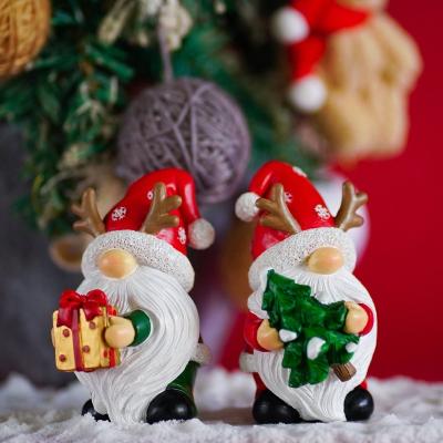 China Europe 2023 HOT SALE NEW DESIGN RESIN GNOME STATUES LIGHT UP CHRISTMAS GIFT SOUVENIR GARDEN DECORATION CHILD DWARF TOY for sale