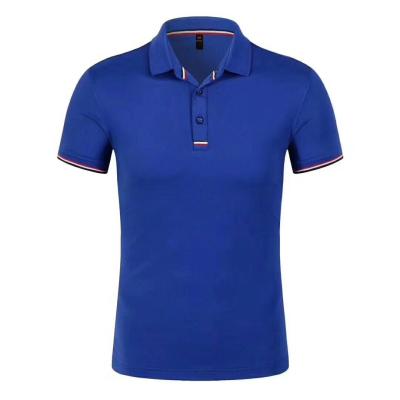 China Custom Wholesale White Mens Promotional Polo T Shirt Anti Shrink With Logo for sale