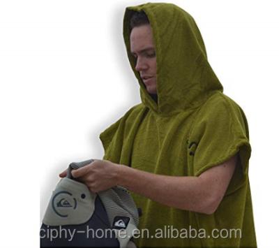 China Changing Towel Poncho Robe With Hood Great for soft and absorbent surf for changing out of your Wetsuit for sale