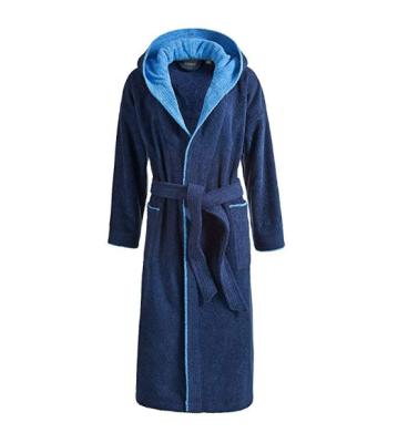 China Breathable Cotton Terry Velor Double Bathrobe Saunarobe with Hood for Women and Men by Eliwareexclusive with New Sizes for sale