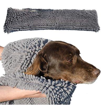 China Quick Dry Tablets Absorb Water Doggie Hand Wash Pet Microfiber Bath Bed Grooming Towel for sale