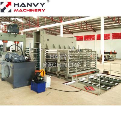 China food & Beverage Shops Hanvy Plywood Machinery - Kontraplak Pressing Line For Turkey for sale